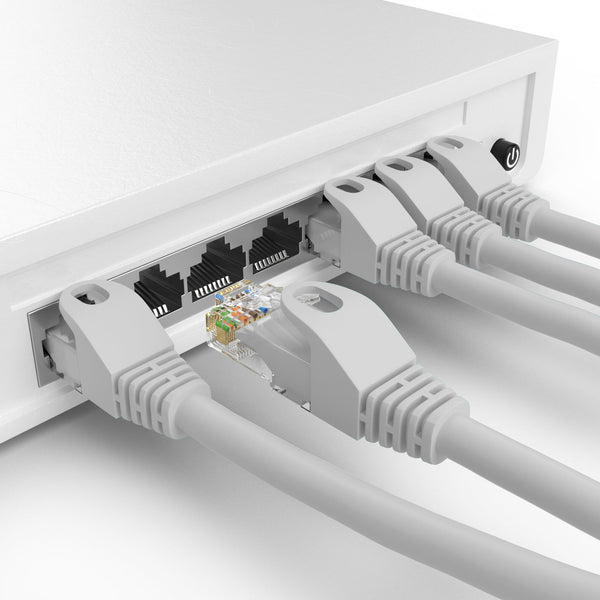Cable UTP gris Cat5e de 15 m