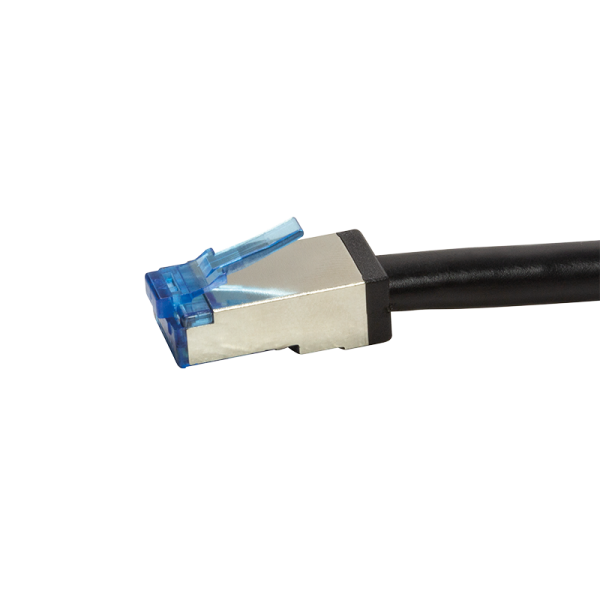 Cable S/FTP CAT6a para exteriores de 15 m, 100 % cobre