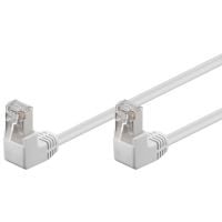 Cable UTP Cat5e 0,25 M blanco 2 x en ángulo