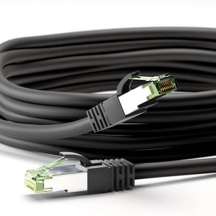 Cable CAT8.1 S/FTP PIMF LSZH 15M Negro
