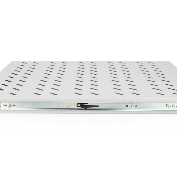 1U pull-out shelf for 800 mm deep racks 40x484x568 mm, up to 25 kg, grey (RAL 7035)