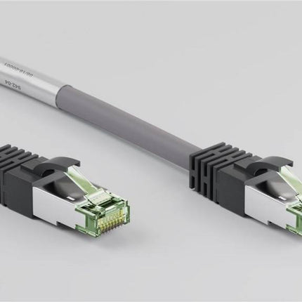 CAT8.1 S/FTP PIMF LSZH 1M Gris