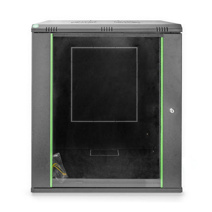 Armario de pared 16U, Dynamic 600x450x789 mm, color negro (RAL 9005)