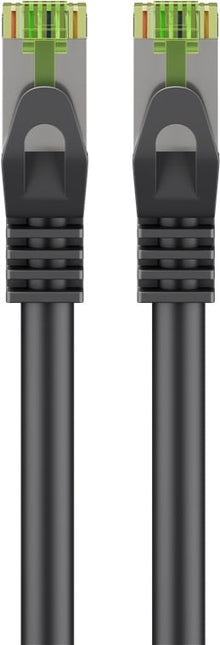 CAT8.1 S/FTP LSZH 0,25 M Negro con certificación GHMT
