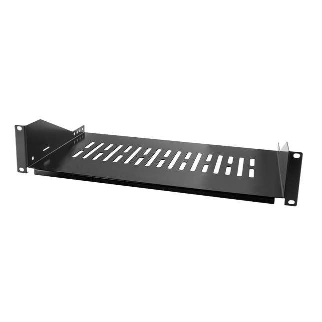Estante 2U para armarios de servidores con una profundidad de 250 mm