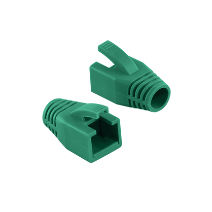 Bota RJ45 8mm verde 50 piezas
