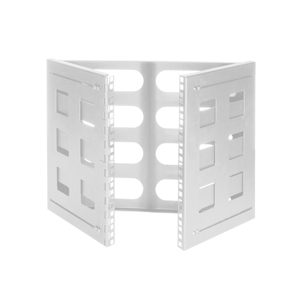 8U wall server rack 494x400x360mm (WxDxH) light gray