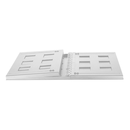 8U wall server rack 494x400x360mm (WxDxH) light gray