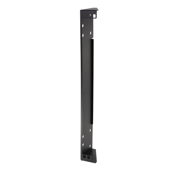 19" vertical wall mount bracket 1U black