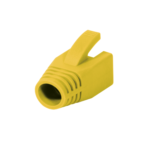 Bota RJ45 8mm amarilla 50 piezas