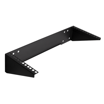 Soporte de pared vertical de 19" 4U negro