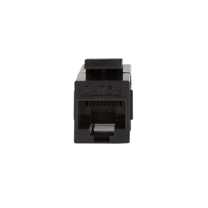 CAT5e keystone coupler UTP black