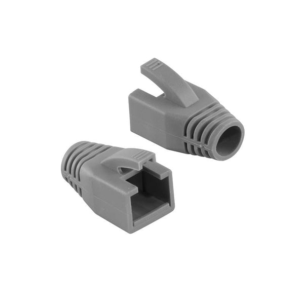 Bota RJ45 8mm gris 10 piezas