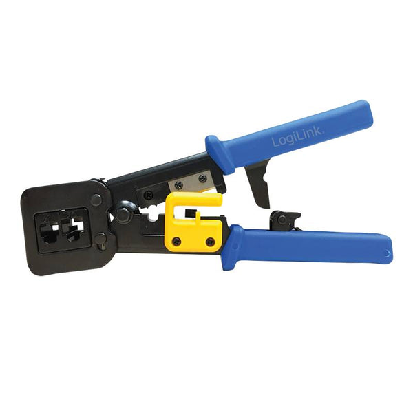 Alicates de crimpado para conectores pasantes RJ11, RJ12 y RJ45