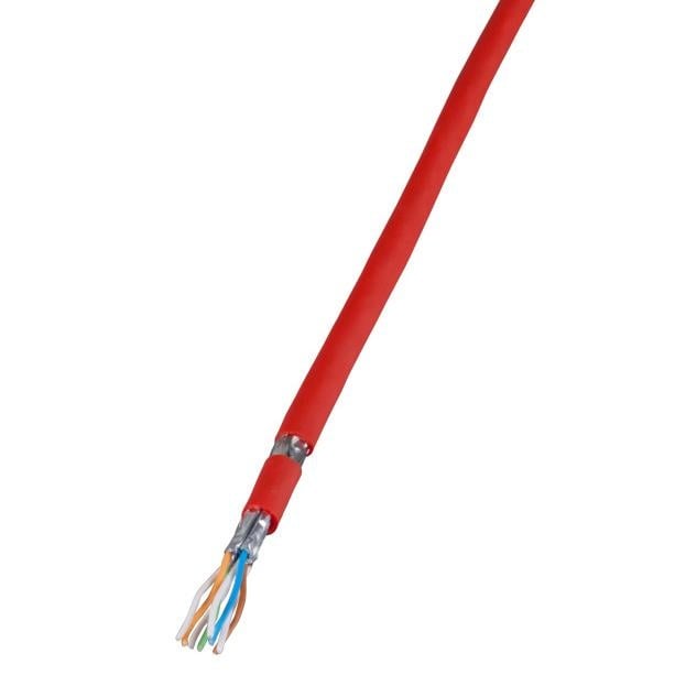 Cable de red S/FTP CAT7 flexible 100M 100% cobre rojo