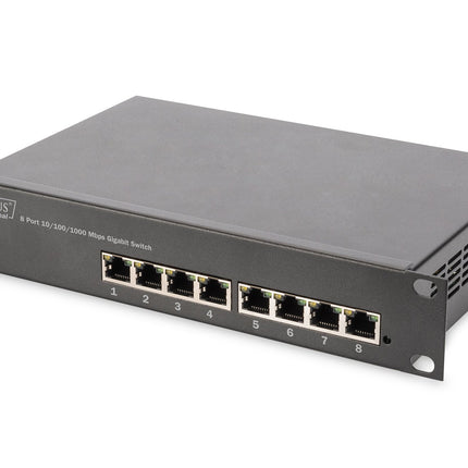 10 inch network bundle, incl. 12U cabinet 312 x 300 x 592 mm, black and various components
