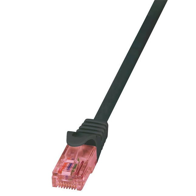 Cable UTP Cat6 3m negro LSZH - 100% cobre