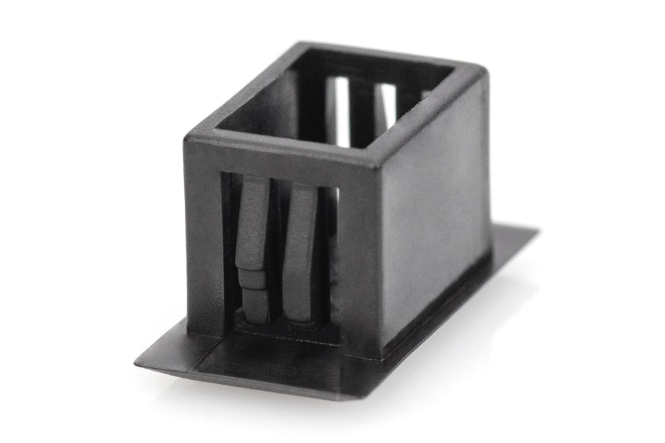 Fiber blank plate for LC duplex holes 100 pieces