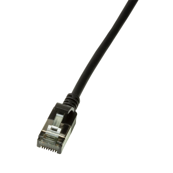 CAT.6A patch cable Ultraflex SlimLine black 3m