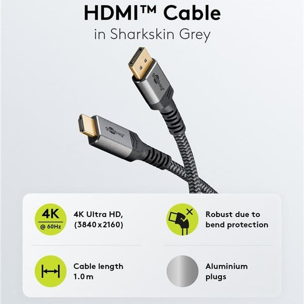 Cable DisplayPort™ a HDMI™, 4K a 60 Hz, 3 m 