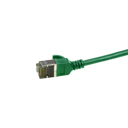 CAT6a U/FTP Ultraflex, 100 % cobre, verde, 1 M
