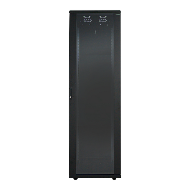 Armario servidor 22U con puerta frontal de cristal (An. x Pr. x Al.) 600 x 1000 x 1166 mm