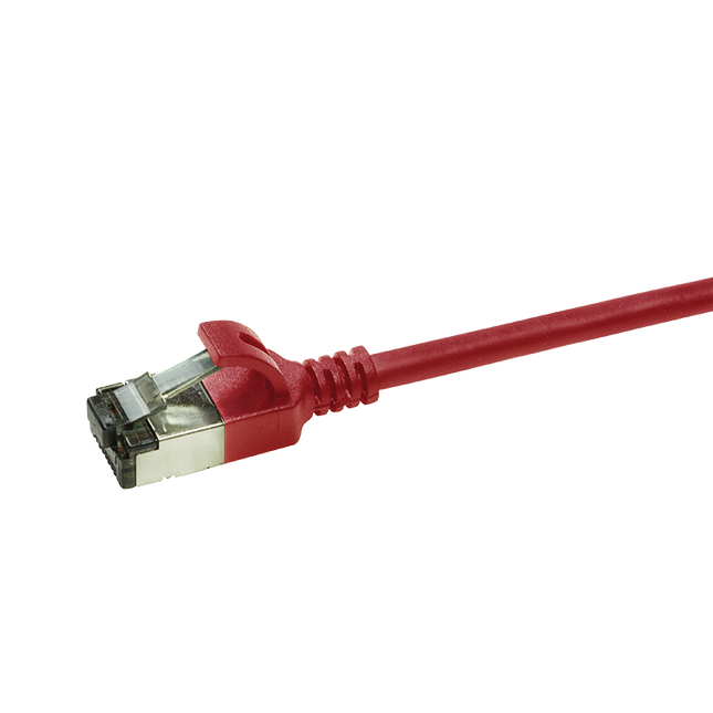 CAT6a U/FTP Ultraflex, 100 % cobre, rojo, 1,5 M