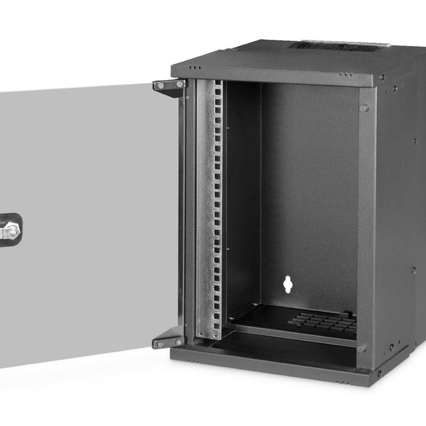 10" 9U wall mounting cabinet, SOHO PRO 460 x 315 x 300 mm, black