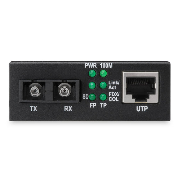 DIGITUS Convertidor de Medios Fast Ethernet 20km, RJ45/SC