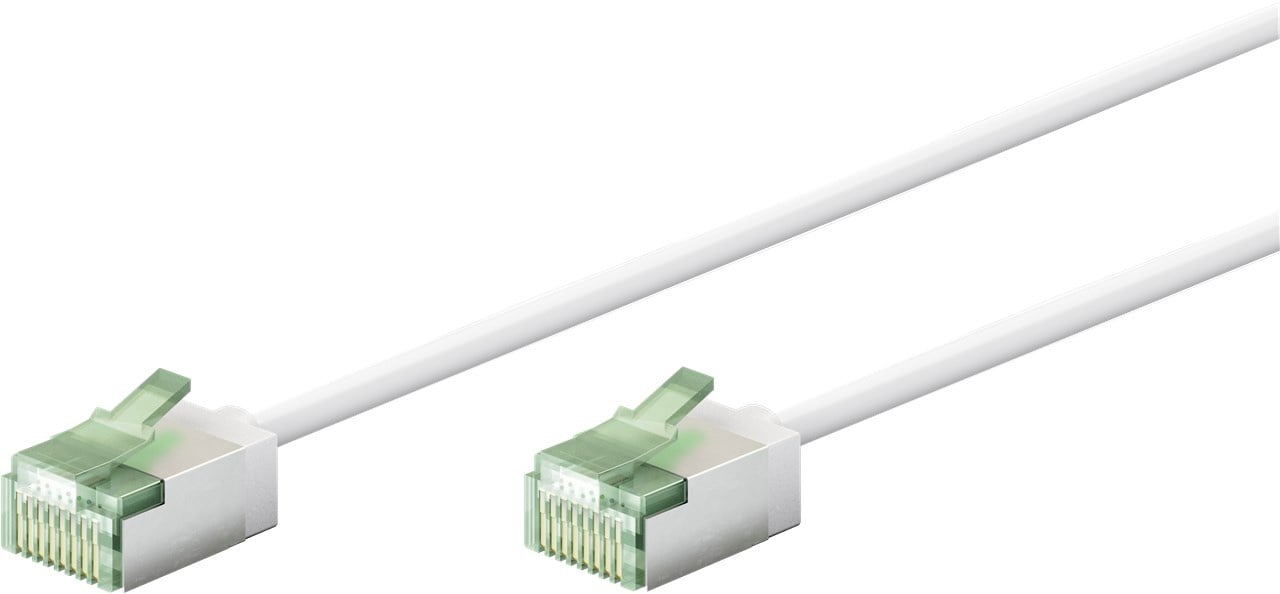 Ultra-flexibele dunne CAT 8.1-patchkabel U/FTP 5M wit