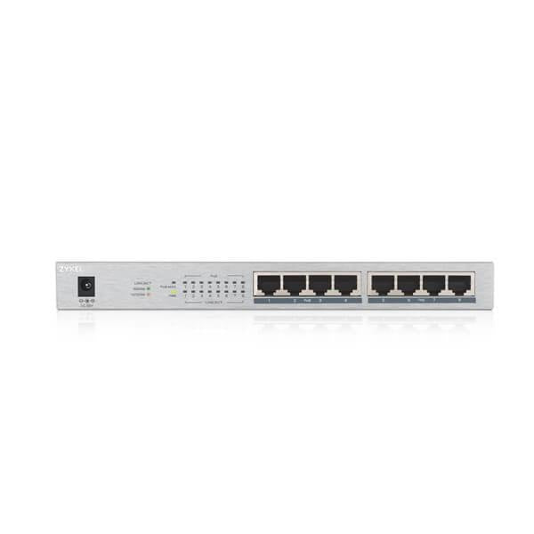 Conmutador de alimentación a través de Ethernet (PoE) de 8 puertos 10/100/1000 Mbps