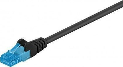 CAT6a U/UTP LSZH negro 0,25 metros 