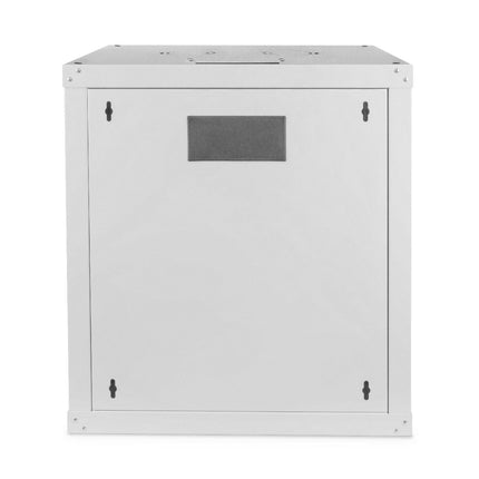 Armario de pared 12U, Unique 600x600x643 mm, color gris claro (RAL 7035) 