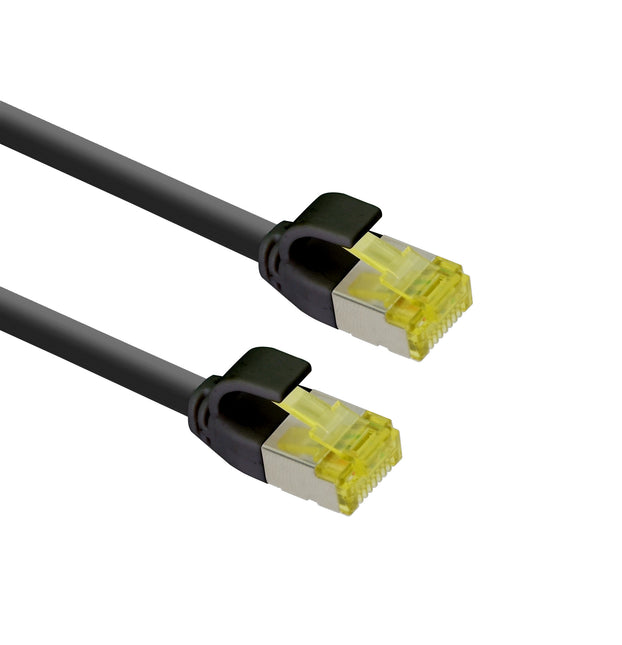 Cable de conexión ultrafino S/FTP Cat 6A negro 3 m