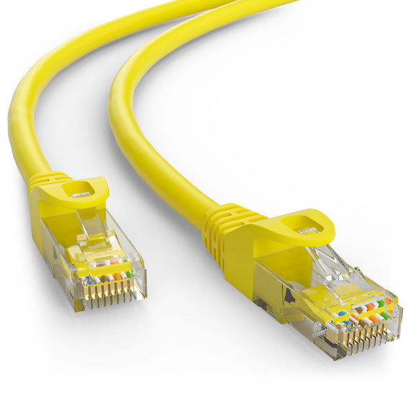 Cable UTP amarillo Cat5e de 15 m