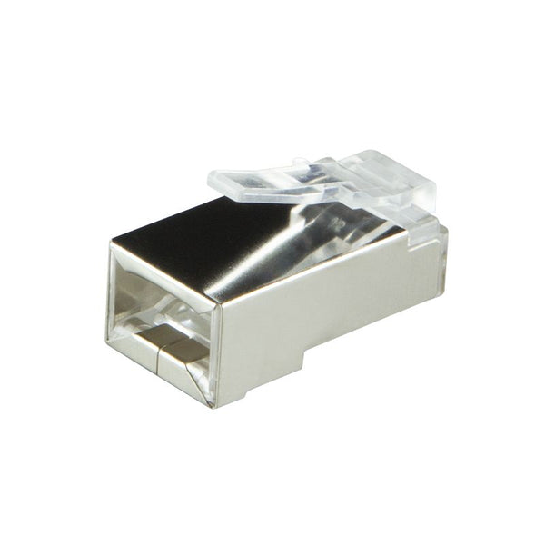 Conector CAT6 con pasacables RJ45 - STP 10 piezas para cable flexible
