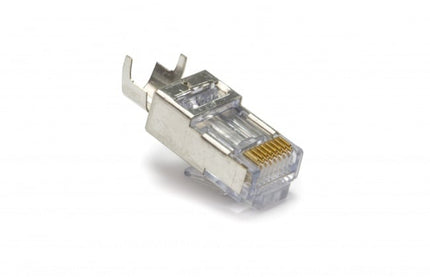 Doorsteek CAT7 Connector RJ45 - STP 10 stuks voor soepele en stugge kabel
