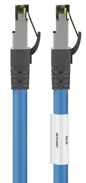 Cable CAT8.1 S/FTP PIMF LSZH 0,5 m azul