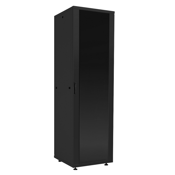 19" standing network cabinet 16U, 600 x 600 mm, black