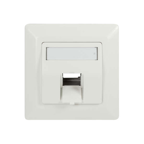 Keystone flush-mounted box for 1 keystone RAL9010