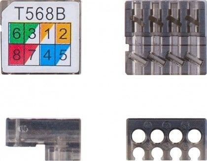 Conector STP CAT6a delgado