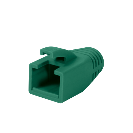 Bota RJ45 8mm verde 50 piezas
