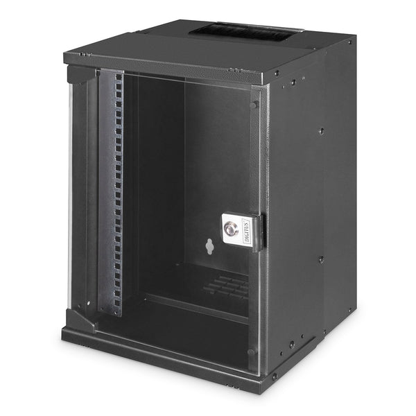 10" 9U wall mounting cabinet, SOHO PRO 460 x 315 x 300 mm, black