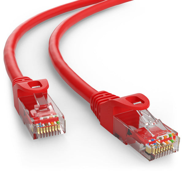 Cable UTP rojo Cat5e 3M