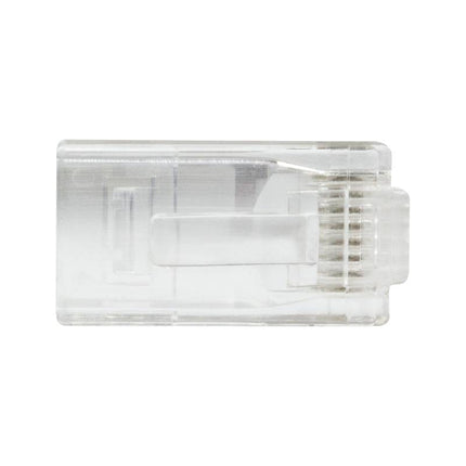 Doorsteek CAT6 Connector RJ45 - UTP 50 stuks voor soepele en stugge kabel