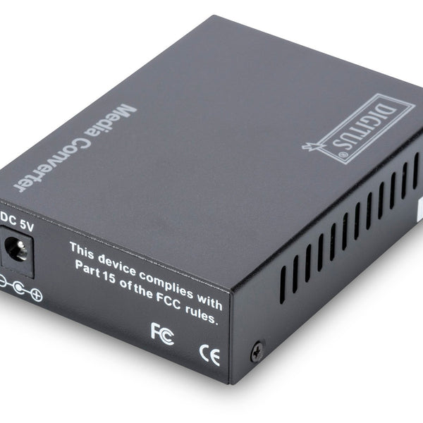 DIGITUS Convertidor de Medios Fast Ethernet 20km, RJ45/SC