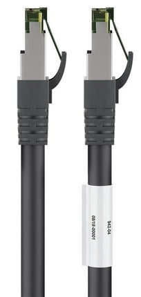 Cable CAT8.1 S/FTP PIMF LSZH 0,25 m negro