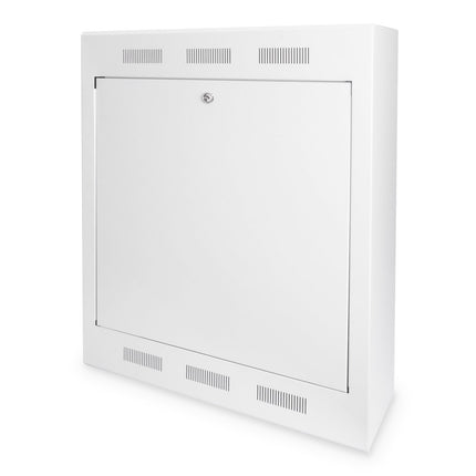 Opbouw wandkast, kantelbaar 750x600x216 mm, 4U, kleur lichtgrijs (RAL 7035)