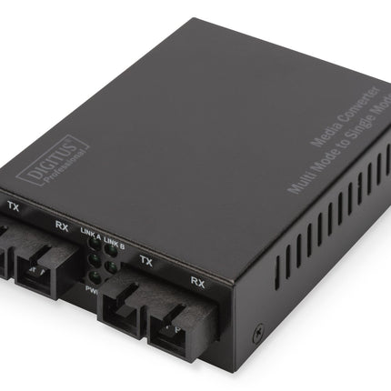 Convertidor de medios Gigabit multimodo/monomodo SC/SC
