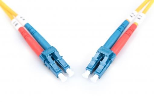 Cable de conexión de fibra óptica monomodo LWL OS2 LC/LC de 5 m